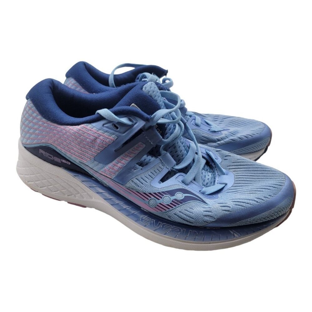 Saucony Shoes Women 7.5 Multicolor Ride ISO Running Crossfit Training Gym Sport